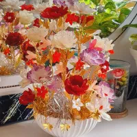 گل کریستال|گل مصنوعی|یاسوج, |دیوار