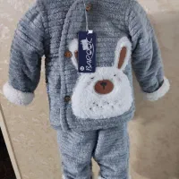 کاپشن و پیشبندی بچگانه 3تا6 ماه