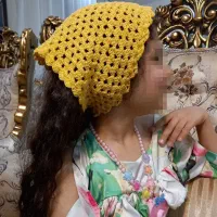 کلاه انگلیسی و اسکارف دست بافت|لباس|قدس, شهر‌قدس|دیوار