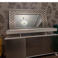 میز کنسول  نقره ای