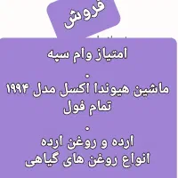 هیوندا اکسل مدا ۱۹۹۴ فول و امتیاز وام بانک سپه|خودرو سواری و وانت|یزد, |دیوار