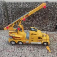 ماشین بازی جرثقیل بزرگ کاملا سالم و در حد نو|اسباببازی|کرمانشاه, |دیوار