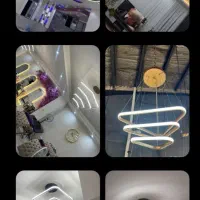 لوستر مدرن|لوستر و چراغ آویز|شهرکرد, |دیوار