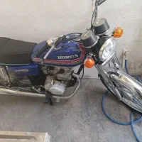 موتور ۱۲۵هوندا آبی|موتورسیکلت|میانه, |دیوار