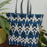 سبد دست بافت|لوازم خیاطی و بافتنی|تیکمه داش, |دیوار