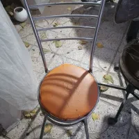 2عدد صندلی گردون استیل معمولی|صندلی و نیمکت|نیشابور, ابراهیم ادهم|دیوار