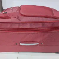 چمدان قرمز|کیف، کفش، کمربند|دورود, |دیوار