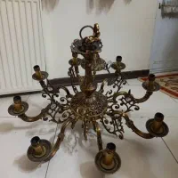 لوستر عتیقه  برنجی