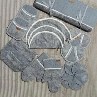 سرویس آشپزخانه عروس|سفره، حوله، دستمال آشپزخانه|کاشان, فاز ۱ ناجی آباد|دیوار