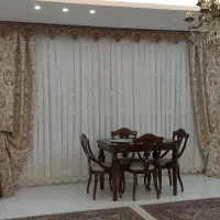 فروش پرده فلت ۴متری به همراه دو دستک