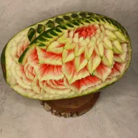 میوه آرایی یلدا حکاکی شب چله چیدمان دکور اموزش|خدمات پذیرایی، مراسم|قم, شهدا|دیوار