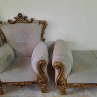 مبل سلطنتی  9نفره باکاناپه ونهارخوری ست6نفره|مبلمان خانگی و میز عسلی|گرگان, |دیوار