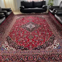 ۲ تا فرش دست باف نجف آبادی لاکی در حد نو