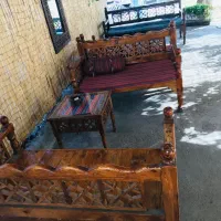 تخت چوبی ۹ نفره جهت کافه رستوران