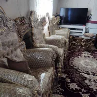 مبل ۹نفره و شزلون|مبلمان خانگی و میز عسلی|تویسرکان, |دیوار