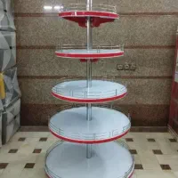 قفسه کیکی 5طبقه ای تعداد ده عدد و قفسه ضخیم