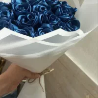 دسته گل روبانی