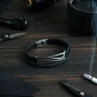 دستبند های شیک و خاص با حک رایگان ،دستبند چرم|بدلیجات|مشهد, هفت تیر (نه دره)|دیوار