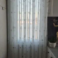 پرده حریر کاملا سالم و تمیز