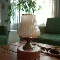 تولید و پخش آباژور چوبی فلزی (چراغ خواب) تک و عمده