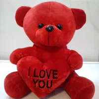 *فروش عروسک خرسی ۲۵ سانت پولیشی قابل شستشو*