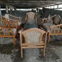 مبل قدیمی چوب نراط