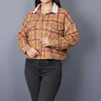 پیراهن و کراپ چهارخونه پشمی عمده|لباس|رشت, سلیمانداراب|دیوار