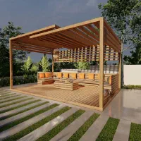 اجرا پله و کلبه چوبی|خدمات پیشه و مهارت|علی‌آباد کتول, |دیوار