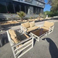 مبل و میز صندلی حصیری فضای باز/باغ /رستوران|کافی‌شاپ و رستوران|ری, علایین|دیوار