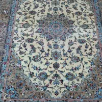 قالیچه دومتری تمام ابریشم کاشان