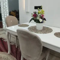 میز غذا خوری 4نفره|میز و صندلی غذاخوری|سوسنگرد, |دیوار