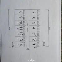 فروش زمین ۱۰۰۰متری  چاهسالم روبروی باغ بهشت سنددار