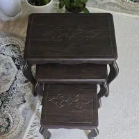 عسلی و گل میز