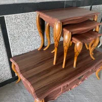 جلومبلی طرح چوبی درحد نو|مبلمان خانگی و میز عسلی|مهاباد (آذربایجان غربی), |دیوار