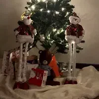 آدم برفی و کاج 180 سانت|گل مصنوعی|تهران, دریا|دیوار