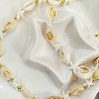 گردنبند و دستبند ترند صدف