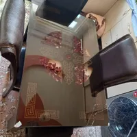 میز و صندلی غذاخوری ۴ نفره چوبی