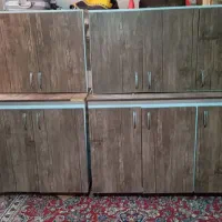 کابینت فلزی دیواری وزمینی در حد نو