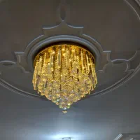 لوستر سقفی کریستالی|لوستر و چراغ آویز|رشت, حمیدیان|دیوار