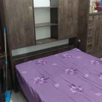 تخت کمجا دونفره همراه تشک رویال،دراوروایینه|تخت و سرویس خواب|تهران, علم و صنعت|دیوار