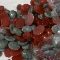 دوکلیلو سنگ لابلادوریت ، عقیق سبز هندی مخلوت|جواهرات|قرچک, باقرآباد|دیوار