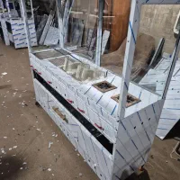 شعله اجاق چدن گریل فرپیتزا چرخدار