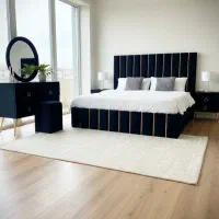 تخت دونفره دو نفره و سرویس خواب پینترسی مدل رادکان