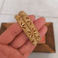 النگو نقره ۹۲۵ با آبکاری طلایی سایز ۳