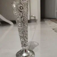 گلدان ملیله . شاخه گل نقره|صنایع دستی و سایر لوازم تزئینی|تهران, سازمان برنامه شمالی|دیوار