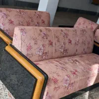 مبل ۷نفره کاملا سالم با میزجلو مبلی بزرگ فقط ۳تومن