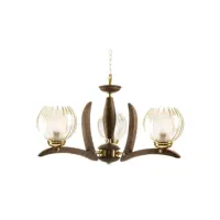 لوستر چوبی ۵ شاخه