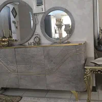 ست میز تلویزیون وآینه کنسول
