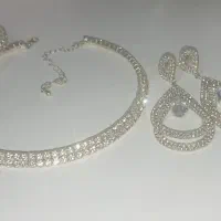 سرویس طرح جواهر گردنبند دستبند و گوشواره|بدلیجات|رشت, گلسار|دیوار