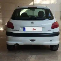 ۲۰۶ مدل ۸۹ بسیار تمیز